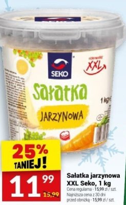 Sałatka jarzynowa XXL Seko, 1 kg promocja w Twój Market