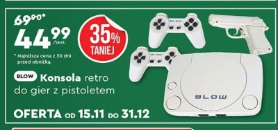 Konsola retro do gier z pistoletem promocja w Biedronka