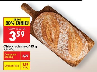 Chleb rodzinny, 410 g promocja w Biedronka