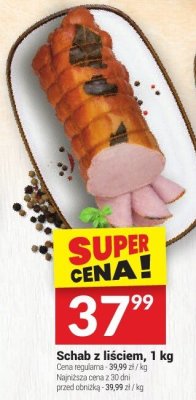 Schab z liściem, 1 kg promocja w Twój Market