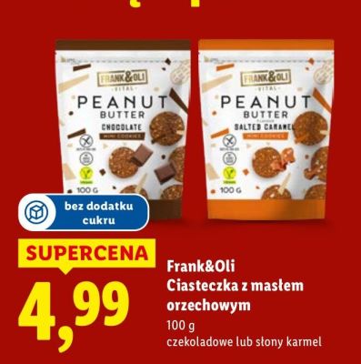 Ciasteczka z masłem orzechowym czekoladowe promocja w Lidl