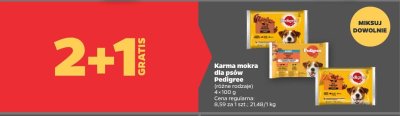 Karma mokra dla psów różne rodzaje 2+1 GRATIS promocja w Netto