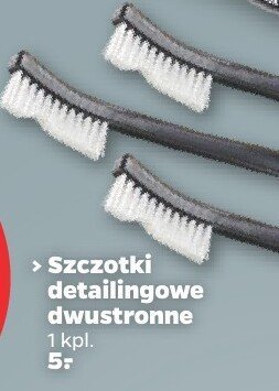 Szczotki detailingowe dwustronne  promocja w Netto