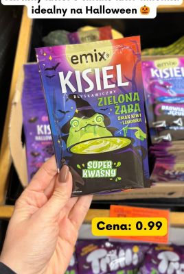 Kisiel błyskawiczny Zielona Żaba smak kiwi-limonka promocja w Kaufland