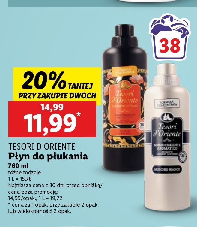 Płyn do płukania japoński rytuał Tesori d'oriente promocja w Lidl