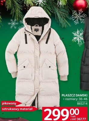 Płaszcz damski promocja w Selgros