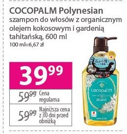 Szampon do włosów polynesian Cocopalm promocja