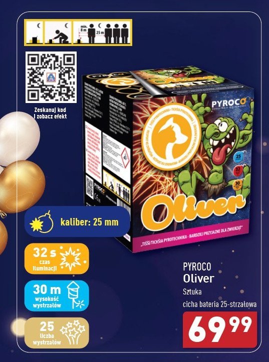 Bateria oliver Pyroco promocja w Aldi