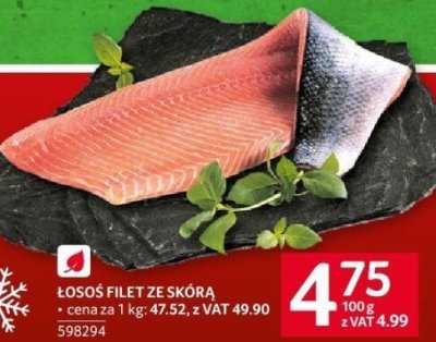 Filet ze skóra łosoś promocja w Selgros