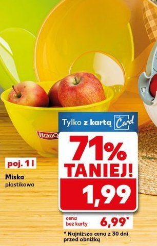 Miska okrągla 1 l promocja w Kaufland