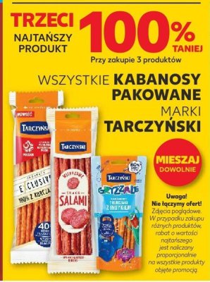 Kabanosy pakowane wszystkie rodzaje promocja w Kaufland