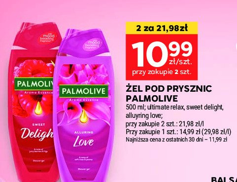 Żel pod prysznic love Palmolive aroma essence promocja w Stokrotka