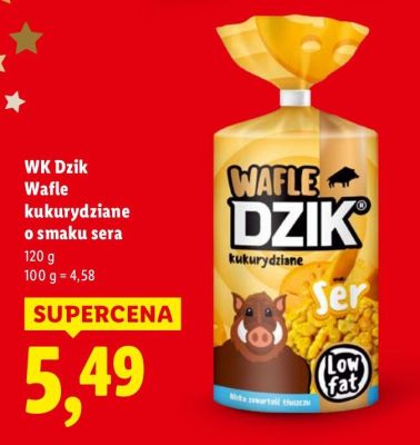 7Wafle kukurydziane o smaku sera 120 g promocja w Lidl