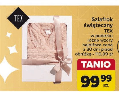 Szlafrok damski Tex promocja w Carrefour