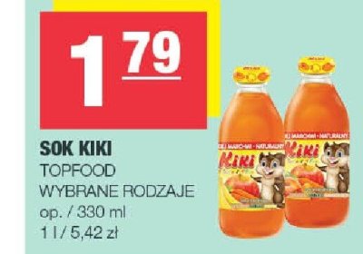 Sok Kiki TopFood promocja w SPAR