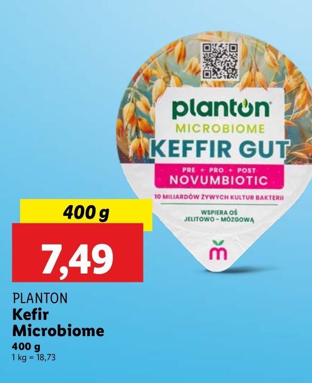 Kefir gut Planton (żywność) promocja w Lidl