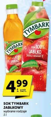 Sok Tymbark jabłkowy wybrane rodzaje promocja w Euro Sklep