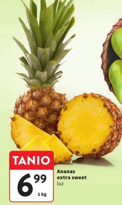 Ananas extra sweet luz promocja w Intermarche