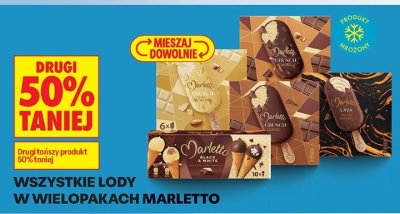 Lody w wielopakach Marletto promocja w Biedronka