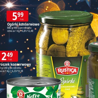 Groszek konserwowy Notre Jardin promocja w Leclerc