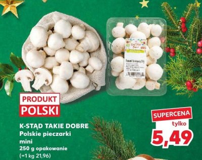 Pieczarki mini polskie  promocja w Kaufland