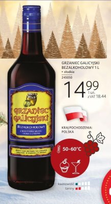 Grzaniec bezalkoholowy Grzaniec Galicyjski 1l promocja w Selgros