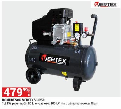 Kompresor VERTEX VHC50 promocja w Merkury Market
