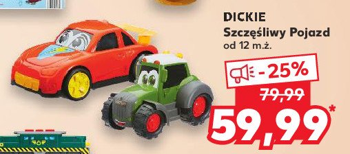 Samochód szczęśliwy Dickie toys promocja