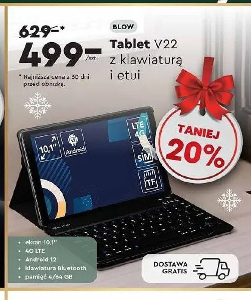 Tablet v22 Blow promocja w Biedronka