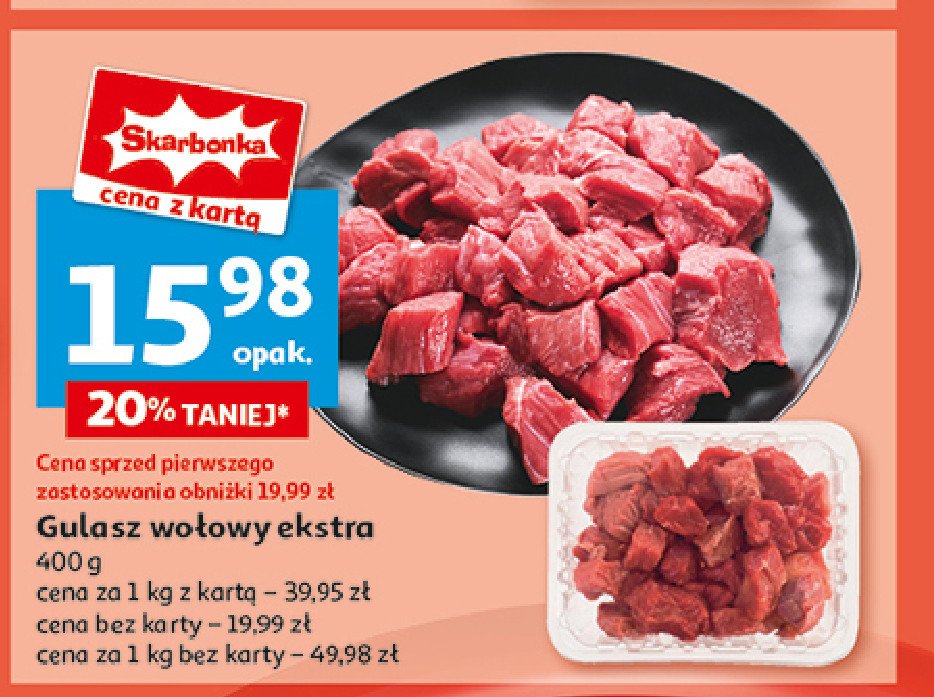 Gulasz wołowy extra promocja