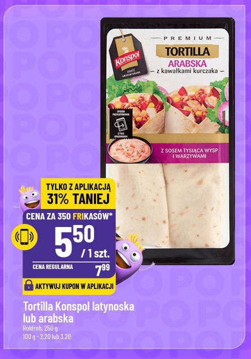 Tortilla latynoska Konspol promocja w POLOmarket