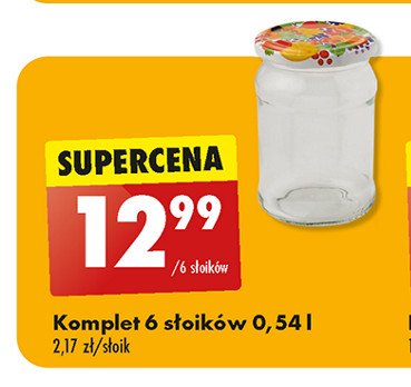 Komplet słoików z zakrętkami 540 ml promocja