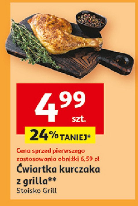 Ćwiartka z kurczaka z grilla promocja