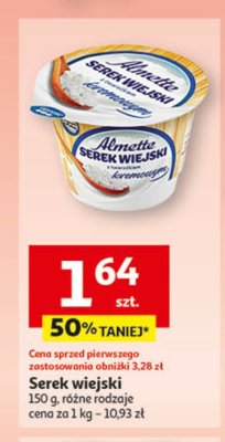 Serek wiejski z twrożkiem kremowym Hochland almette promocja