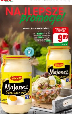 Majonez Dekoracyjny  promocja w Dino