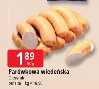 Parówkowa wiedeńska Olewnik promocja w Leclerc