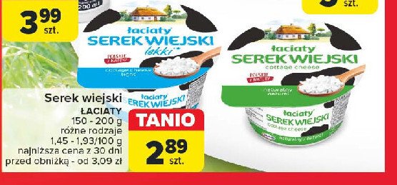 Serek wiejski lekki 艁aciaty 艁aciate promocja