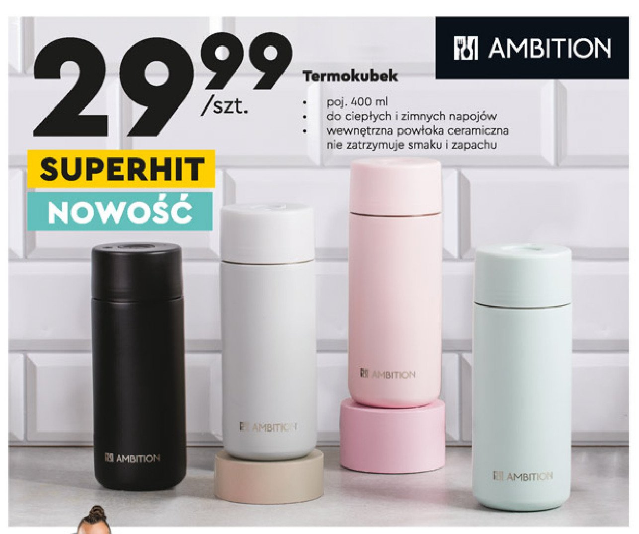 Termokubek 400 ml Ambition promocja