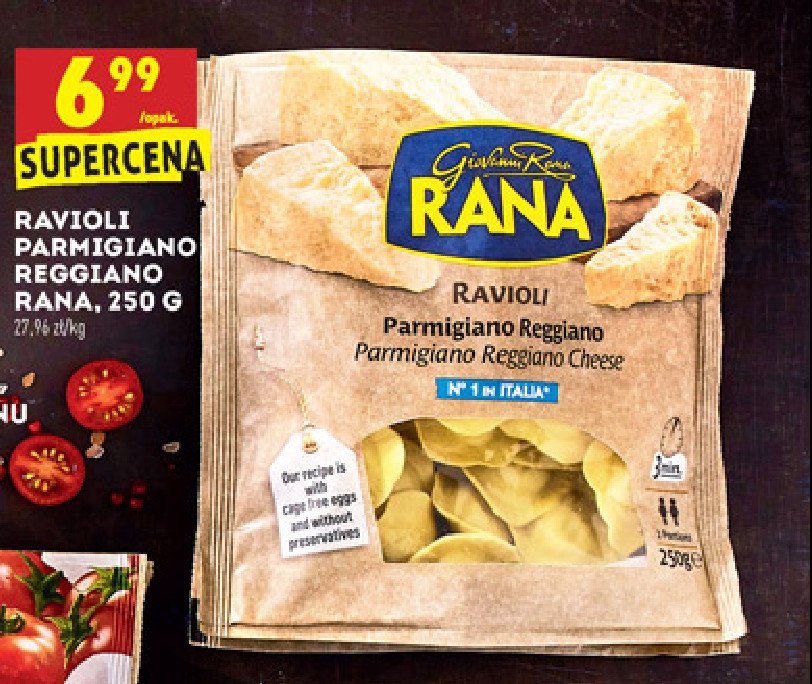 Ravioli Parmigiano Reggiano, Giovanni Rana