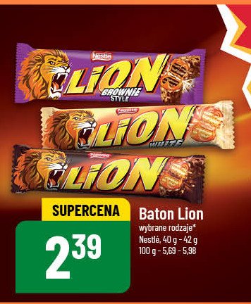 Baton Lion white promocja