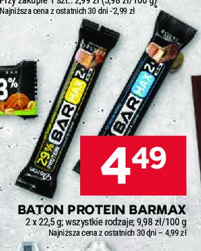 Baton protein 26% Baron bar max promocja