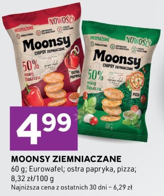 Chipsy Moonsy ziemniaczane promocja w Stokrotka