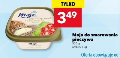 Moja do smarowania pieczywa 500 g promocja w LEWIATAN