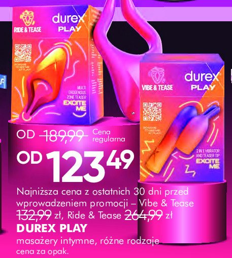 Wibrator & teaser 2w1 Durex play promocja