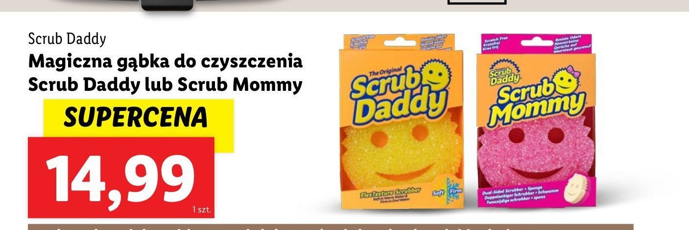 Gąbka do czyszczenia SCRUB DADDY promocja