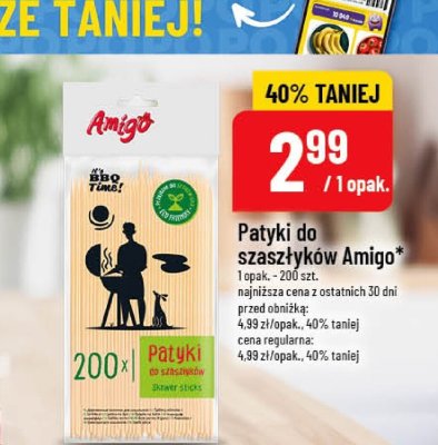 Patyki do szaszłyków promocja w POLOmarket