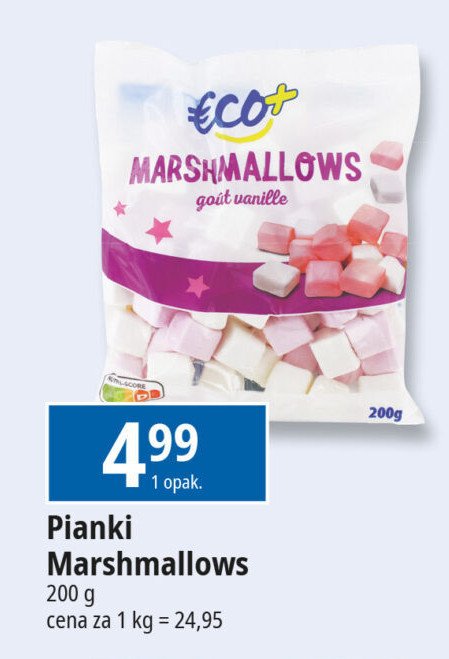 Pianki marshmallow waniliowe Eco+ promocja