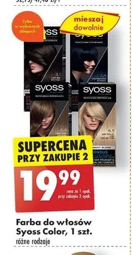 Farba do włosów 6.8 Syoss professional performance promocja