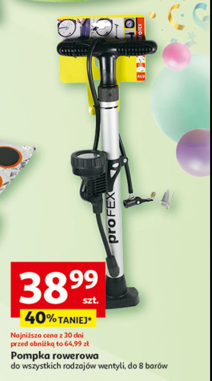 Pompka rowerowa Profex promocja w Auchan