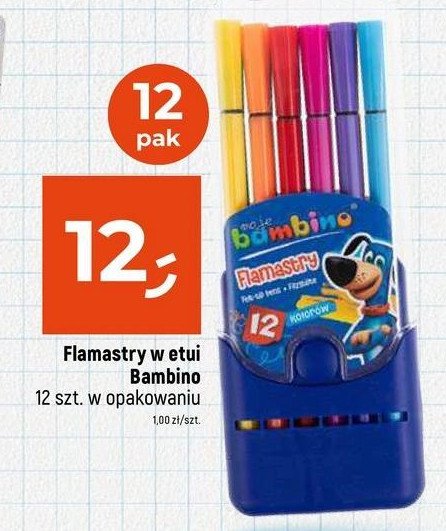 Flamastry w etui Moje bambino promocja